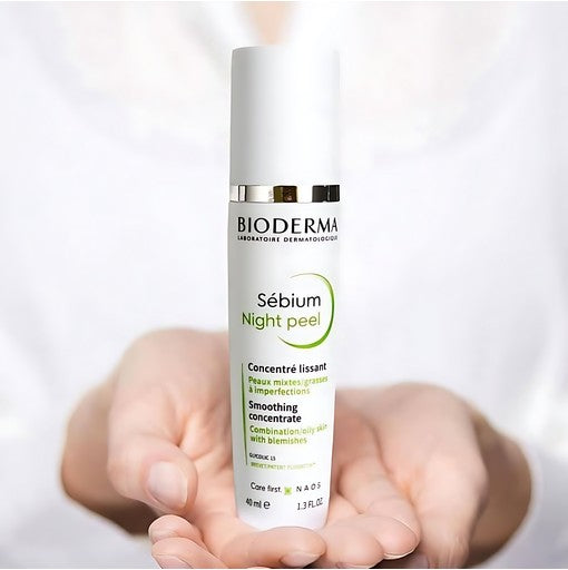 Bioderma's Sebium Night Peel Gel Concentrated Formula for Combination Oily Skin-40ml