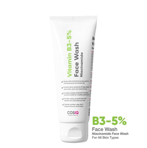 Cos-IQ Salicylic Acid 2 Face Cleanser with BHA, Face Wash For Acne & Pimple free Glowing Skin-100ml