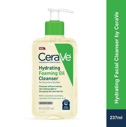 CeraVe Hydrating Foam Oil Cleanser for Nourishment-237ml