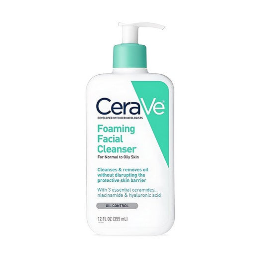 CeraVe Foaming Facial Cleanser for Normal to Oily Skin-355 ml