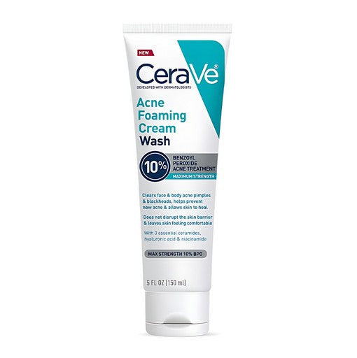 CeraVe Creamy Foam Cleanser Targeting Acne Concerns-150ml