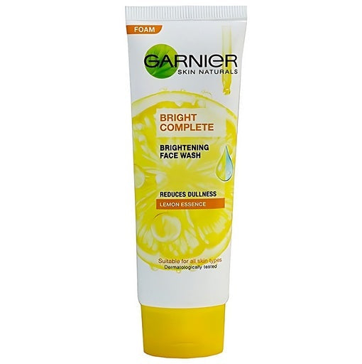 GARNIER Bright Complete Brightening Face Wash with Lemon Essence- 100g