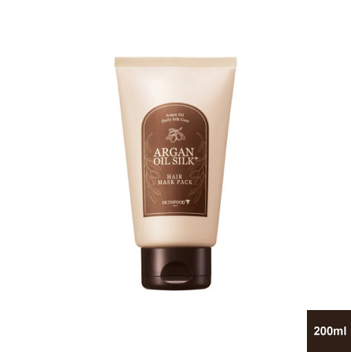 SKINFOOD Natural Argan Oil Silk Plus Hair Mask Pack (200 ml)