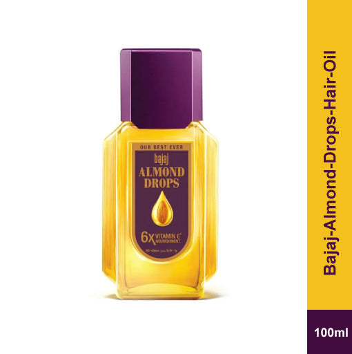 Bajaj Vitamin E Almond Drops Hair Oil (100 ml)