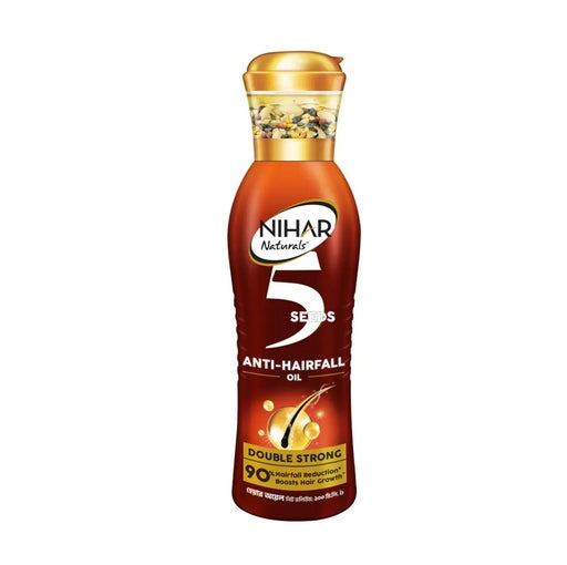 Nihar Naturals Double Strong 5 Seeds Anti Hair-Fall Oil (100 ml)