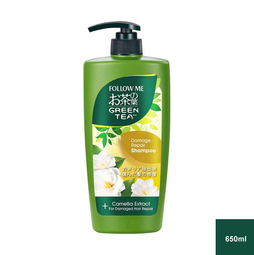 Follow Me Camellia Extract Green Tea Damage Repair Hair Shampoo (650 ml)