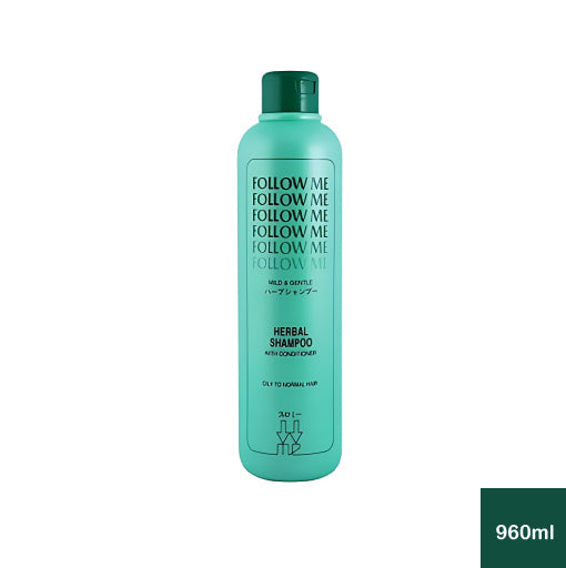 Follow Me Mild & Gentle Herbal Hair Shampoo Plus Conditioner (960 ml)