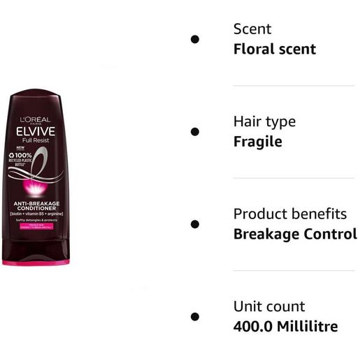 L'Oreal Elvive Full Resist Reinforcing Hair Shampoo (400 ml)