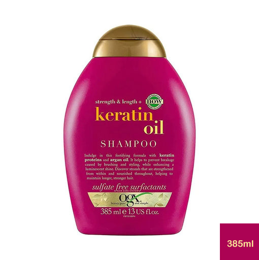 OGX Strength & Length Keratin & Argan Oil Hair Shampoo (385 ml)