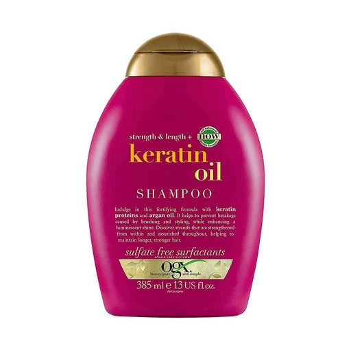 OGX Strength & Length Keratin & Argan Oil Hair Shampoo (385 ml)