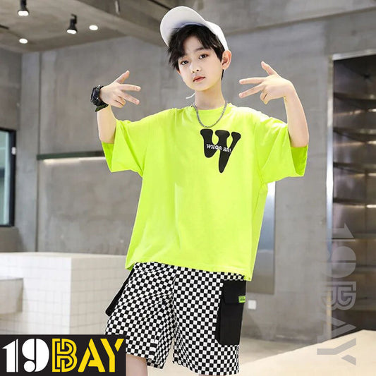 Chartreuse Charisma Oversized Tees with Vibrant Allure