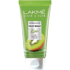 Lakme Blush & Glow Refreshing Facewash- Kiwi with Vitamin C Serum- 50 gm