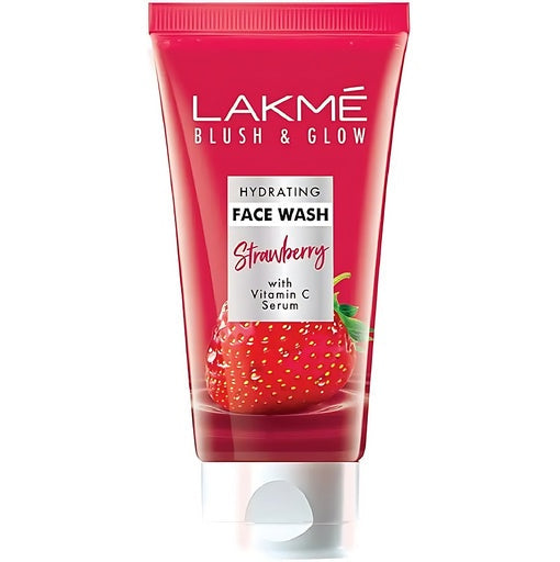 Lakme Blush and Glow Hydrating Face Wash with Strawberry Extracts- 100 g