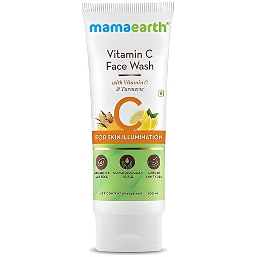 Mamaearth Face Wash with Vitamin C & Turmeric for Skin Illumination- 100ml