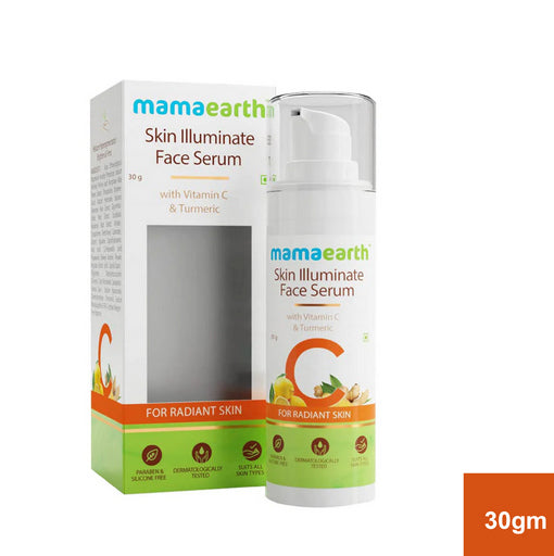 Mamaearth Skin Illuminate Face Serum With Vitamin C & Turmeric (30 gm)