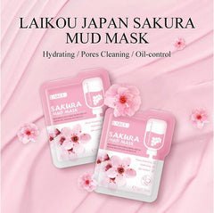 Laikou Sakura Mud Mask- 12 Pcs  (60 gm)