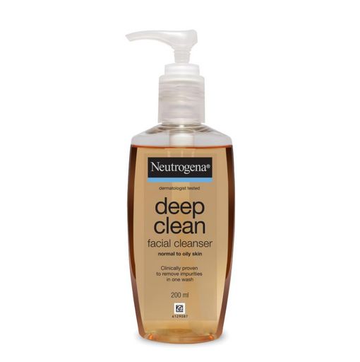 Neutrogena Deep Clean Facial Cleanser-Normal to Oily Skin-200ml