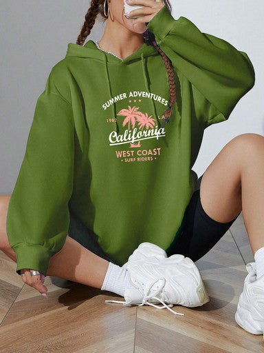Olive Bliss Long Sleeve Hoodie For Her