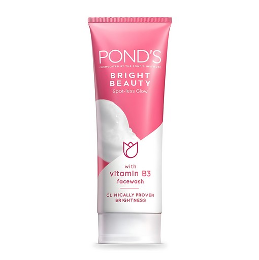 POND'S Bright Beauty Face Wash With Vitamin B3,  Spot-Less Glow- 100g
