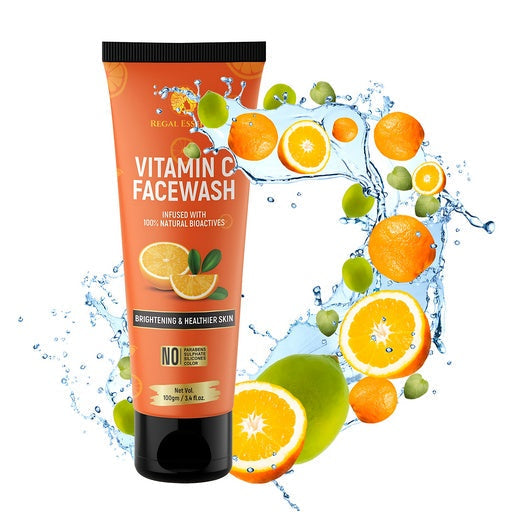 Regal Essence Vitamin C Face Wash for Brightening and Healthier Skin-100ml