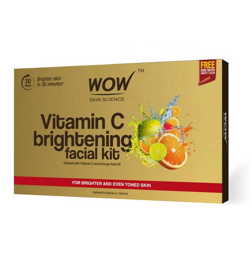 Wow Skin Science Brightening Facial Kit with Vitamin C- 7Pack (85ml)