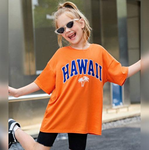 Classic Orange Oversized Tees: Perfect for Boys and Girls! - 19bay