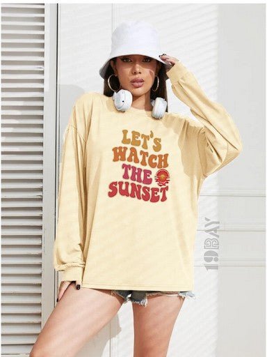 Oat Loose Fullsleeve Oversized T-Shirt - 19bay Oat Loose Fullsleeve Oversized T-Shirt - 19bay