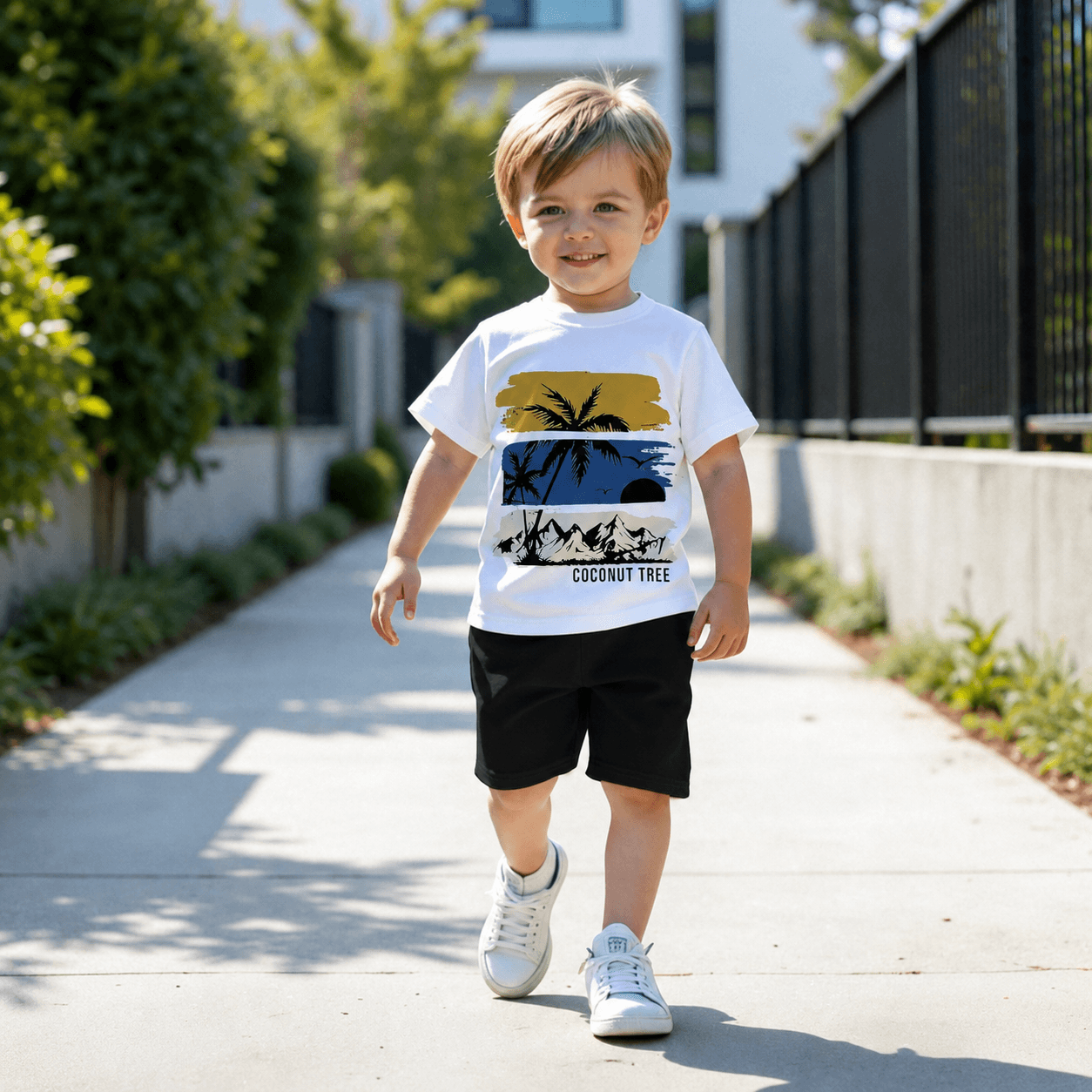 Baby Boy Stripe Outfit Set