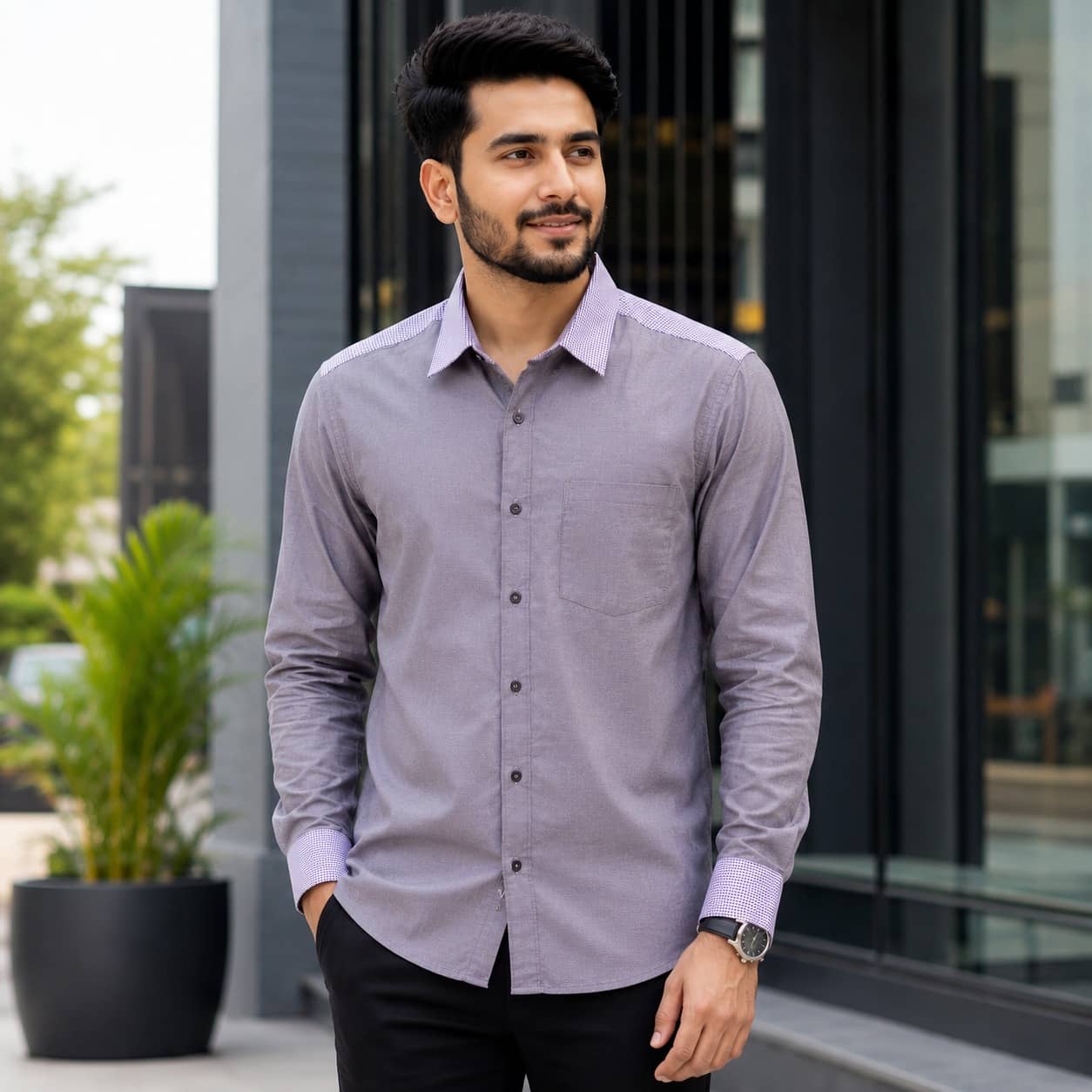 Men's Full Sleeve Office Shirt