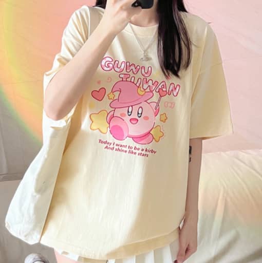 Women's Graphic Print Oversized T Shirt – Drop Shoulder Design