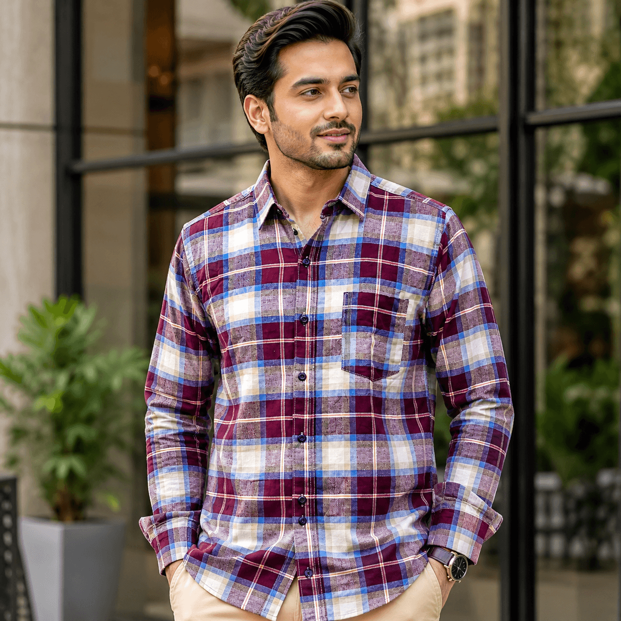 Men's Versatile Casual Shirt for Smart Dressing