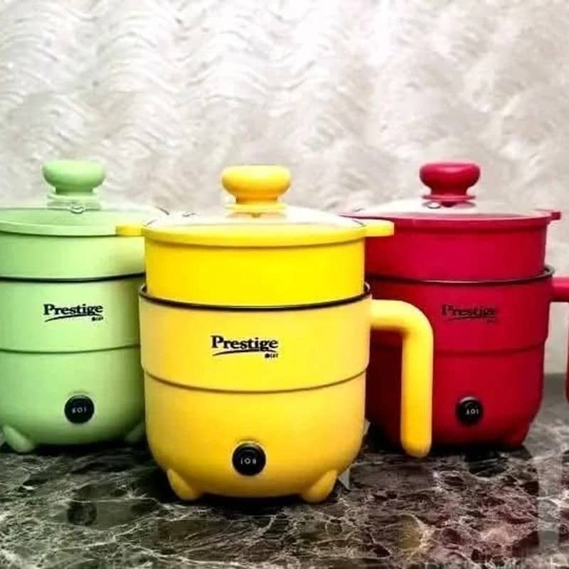 Prestige 2L Electric Multi Cooker – Mini Rice Cooker for Rice, Soup, Noodles & Steaming