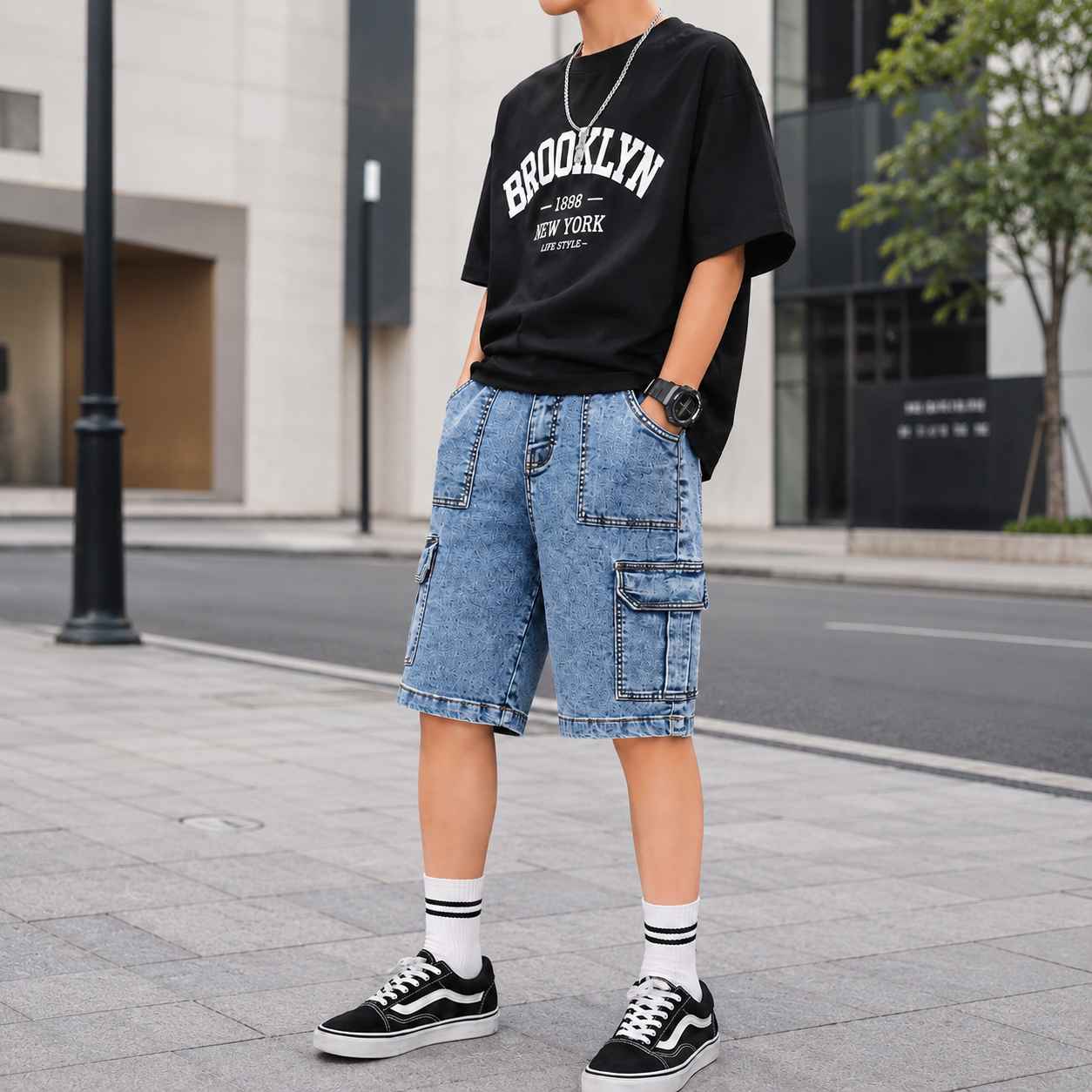 Boys Denim Shorts – Premium Washed Denim Comfort Collection