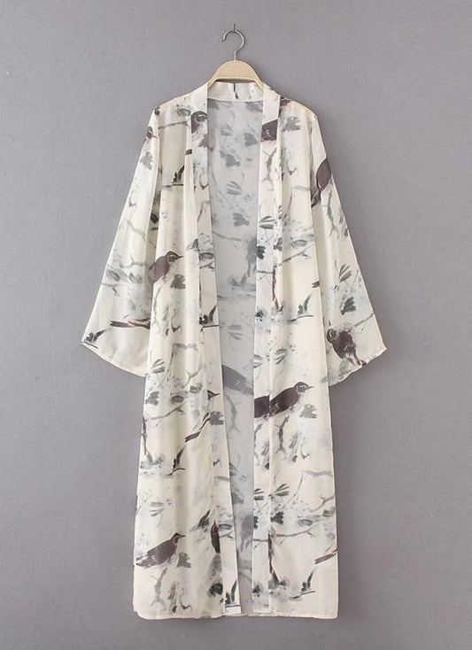 Open Layer Long Shrug – Lightweight & Easy to Pair with Any Outfit