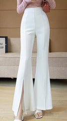 Women’s Cotton Pants with Elastic Waist – Stretch Comfort for Daily Use