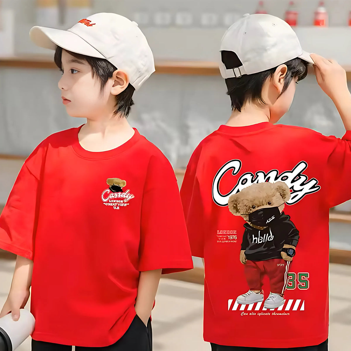 Summer-Ready Oversized Tee – Lightweight Cotton T-Shirt for Kids