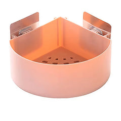 Self-Adhesive Corner Shelf – Triangle Shower Caddy & Kitchen Storage Rack