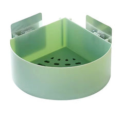 Self-Adhesive Corner Shelf – Triangle Shower Caddy & Kitchen Storage Rack