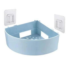 Self-Adhesive Corner Shelf – Triangle Shower Caddy & Kitchen Storage Rack
