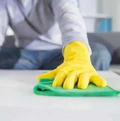 13-Inch Heavy-Duty Black Rubber Gloves – Multipurpose, Durable, and Perfect for Cleaning & Safety Tasks (Free Size, Size G)