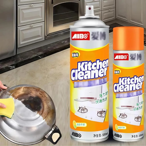 500ml Orange Kitchen Foam Spray – Effortless Cleaning with a Fresh Citrus Scent!