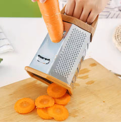 Premium Stainless Steel Food Grater, Slicer & Peeler Set – Durable, Multi-Functional Kitchen Essential!