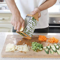 Premium Stainless Steel Food Grater, Slicer & Peeler Set – Durable, Multi-Functional Kitchen Essential!