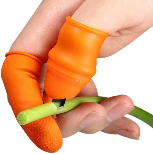 5-in-1 Silicone Finger Guards – Safe & Easy Cutting for Fruits and Vegetables!