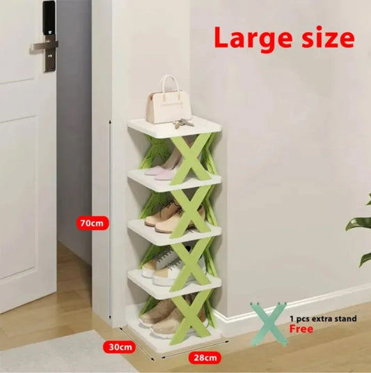 5-Tier Stackable Shoe Rack – Space-Saving Shoe Organizer for Every Home!