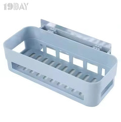 Space-Saving Wall-Mounted Shelf – Durable Plastic Organizer for Kitchen & Bathroom!