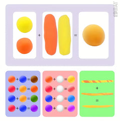 12 Pcs Air Dry Modeling Clay Set – Colorful Soft Clay + Tools + Neon Erasers + Glitter for DIY Kids Crafts