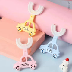 Silicone Baby Toothbrush & Teether – Gentle Cleaning + Soothing Relief!