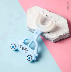 Silicone Baby Toothbrush & Teether – Gentle Cleaning + Soothing Relief!