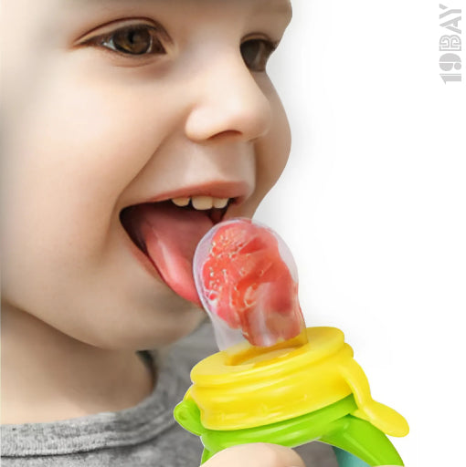 Baby Fruit Feeder Pacifier – Soft Silicone Teether & Teething Toy for Infants